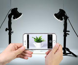 Handheld Two Pcs LED Lamp Photography Studio Light Bulb