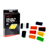 Godox 7 Color Universal Speedlite Filters Kit For Flash Photography